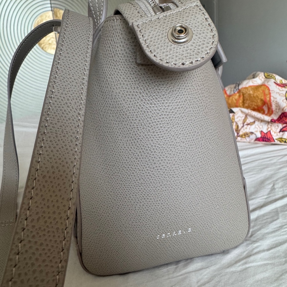 NWOT Senreve MINI MAESTRA | Pebbled Sand / Silver - Picture 10 of 11